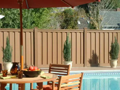 Composite Fencing installed in metro Atlanta